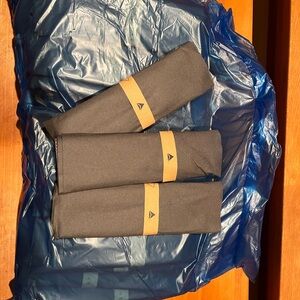 Dester 50 Pack Bamboo Cutlery Fork & Knife Set. Individually Double Wrapped.